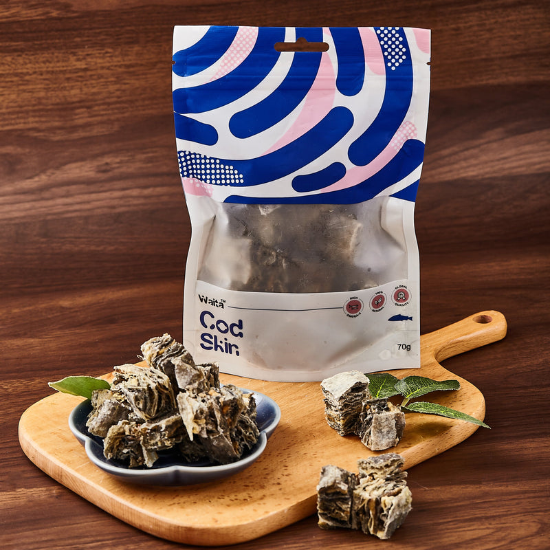Waita Air Dried Cod Skin 70g/400g