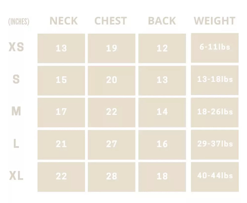 Bowery Raincoat Size Guide