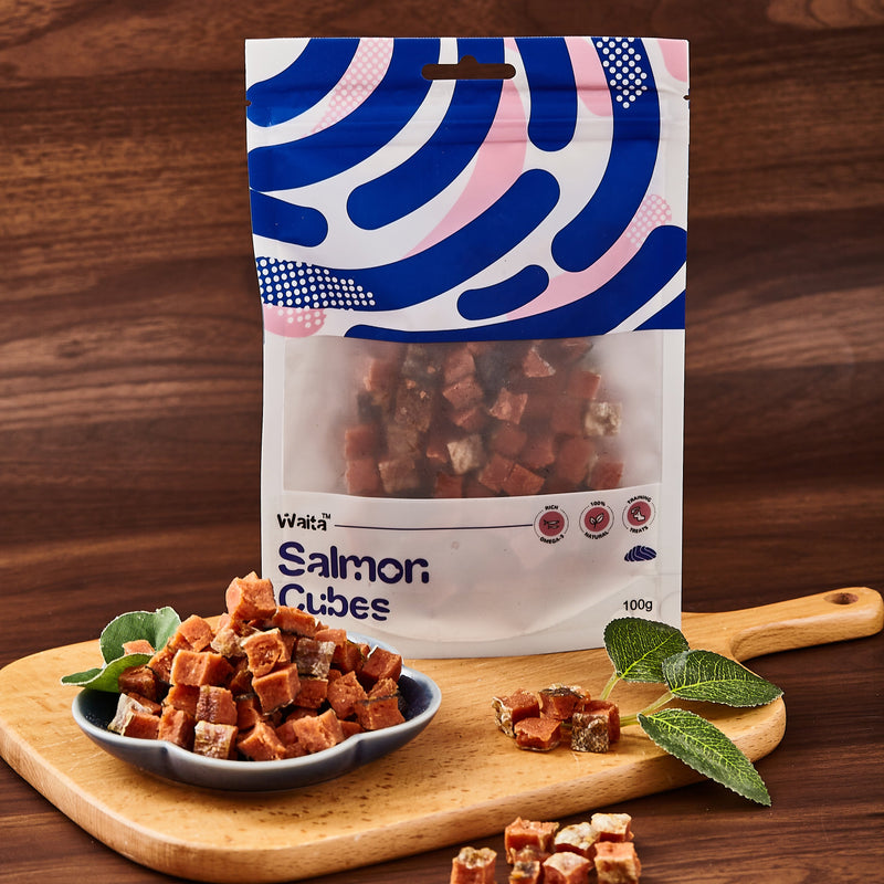 Waita Air Dried Salmon Cube 100g/500g