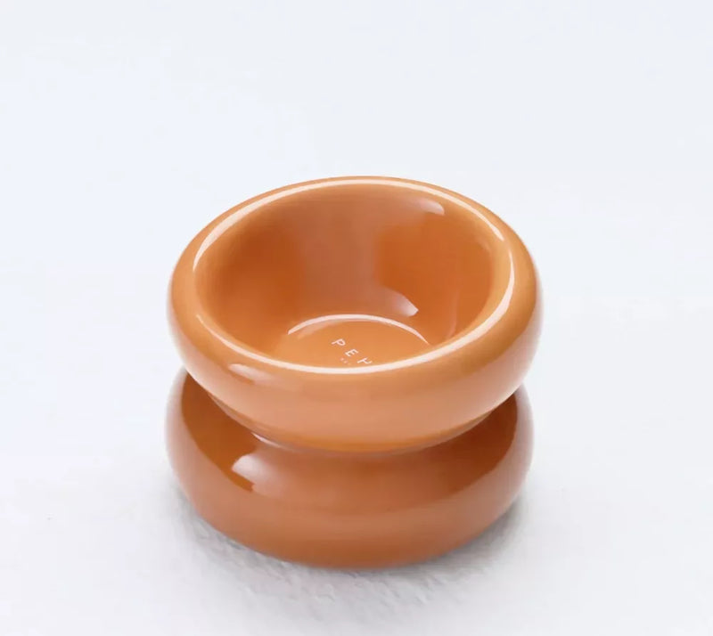 Soufflé Pet Bowl Amber Orange 5