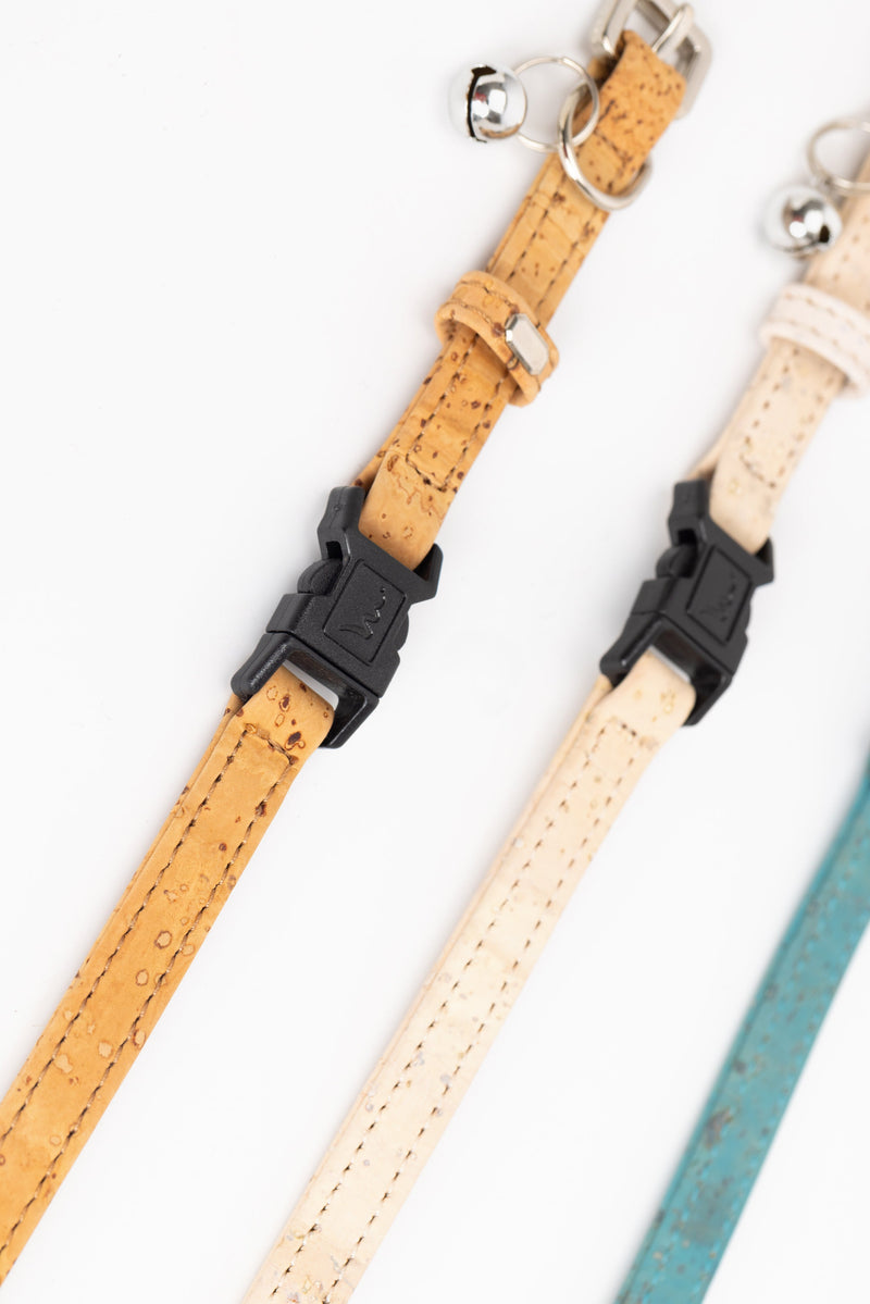 Natural Cork Cat Collar