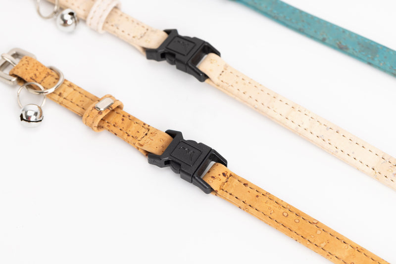 Natural Cork Cat Collar