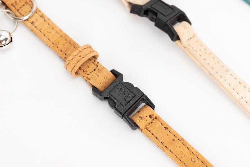 Natural Cork Cat Collar