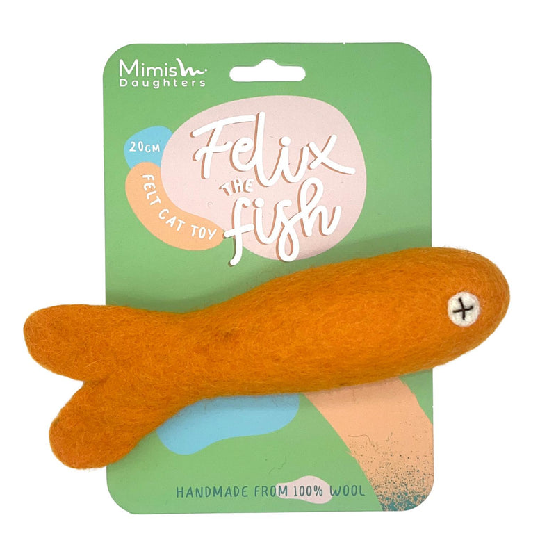 Felix the Fish 20cm - Felt Cat Toy