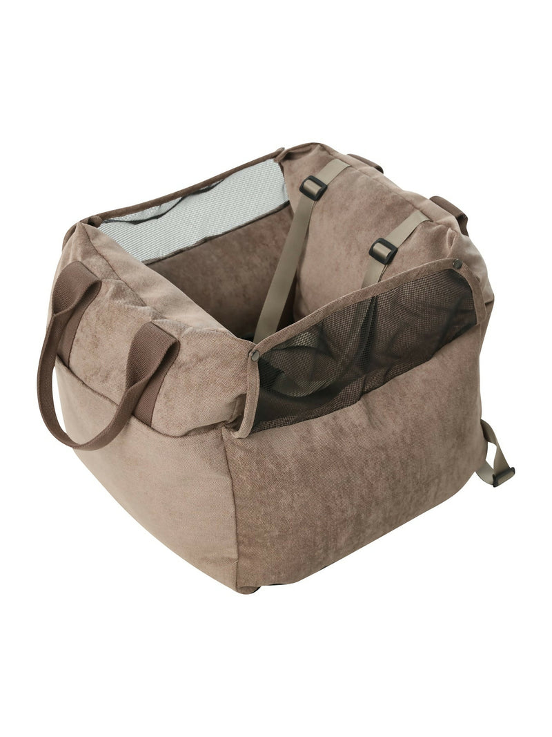 Puff Guard Dog Car Seat Camel 1