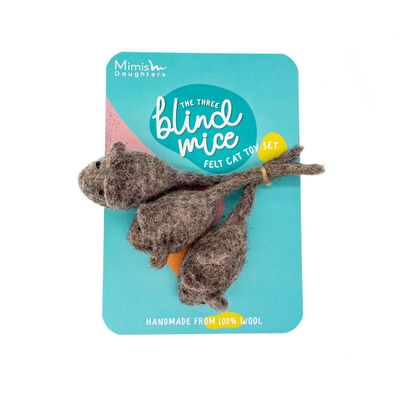 Mouse Toy For Cat - The Three Blind Mice - Mimis Daughters