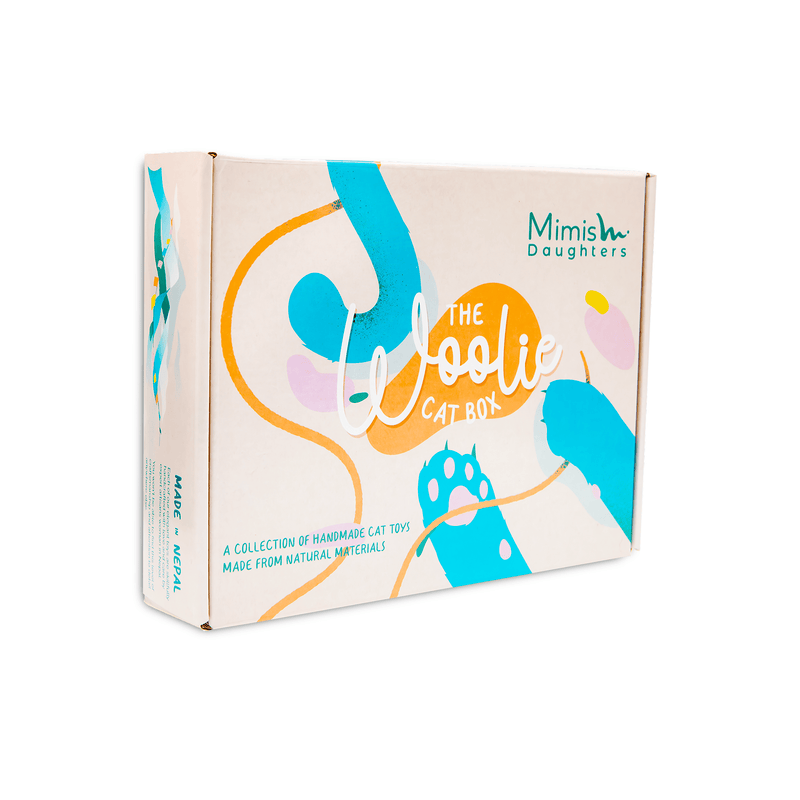 Eco Cat Toy - The Woolie Cat Toy Box | Mimis Daughters