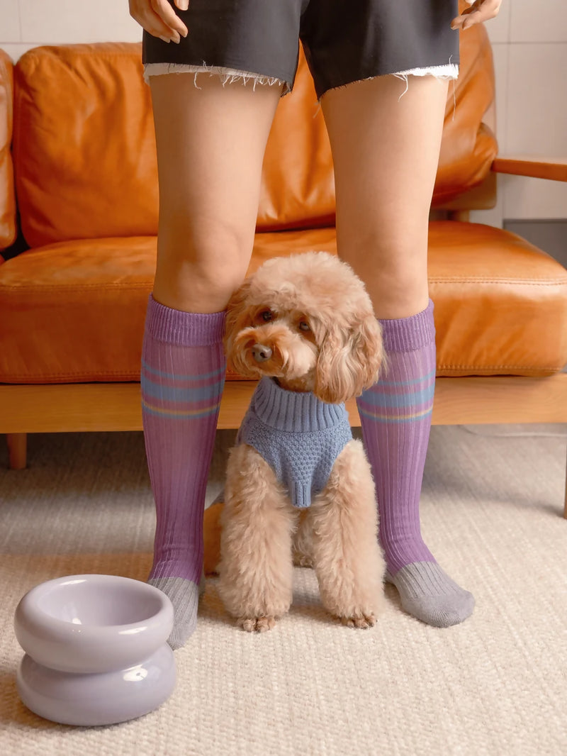 Pet Sweater Vest Ice Blue Look