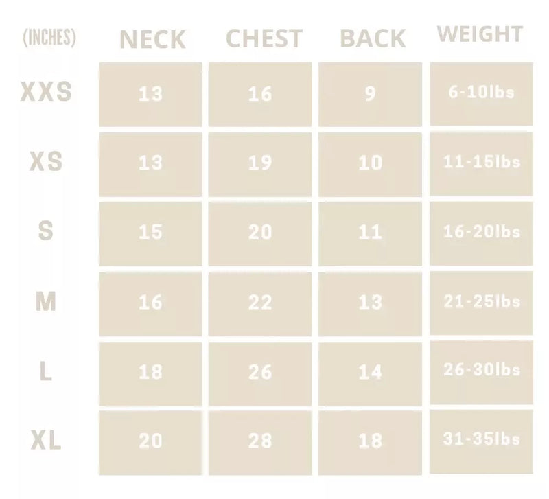 Bert Cardigan Sweater Size Guide