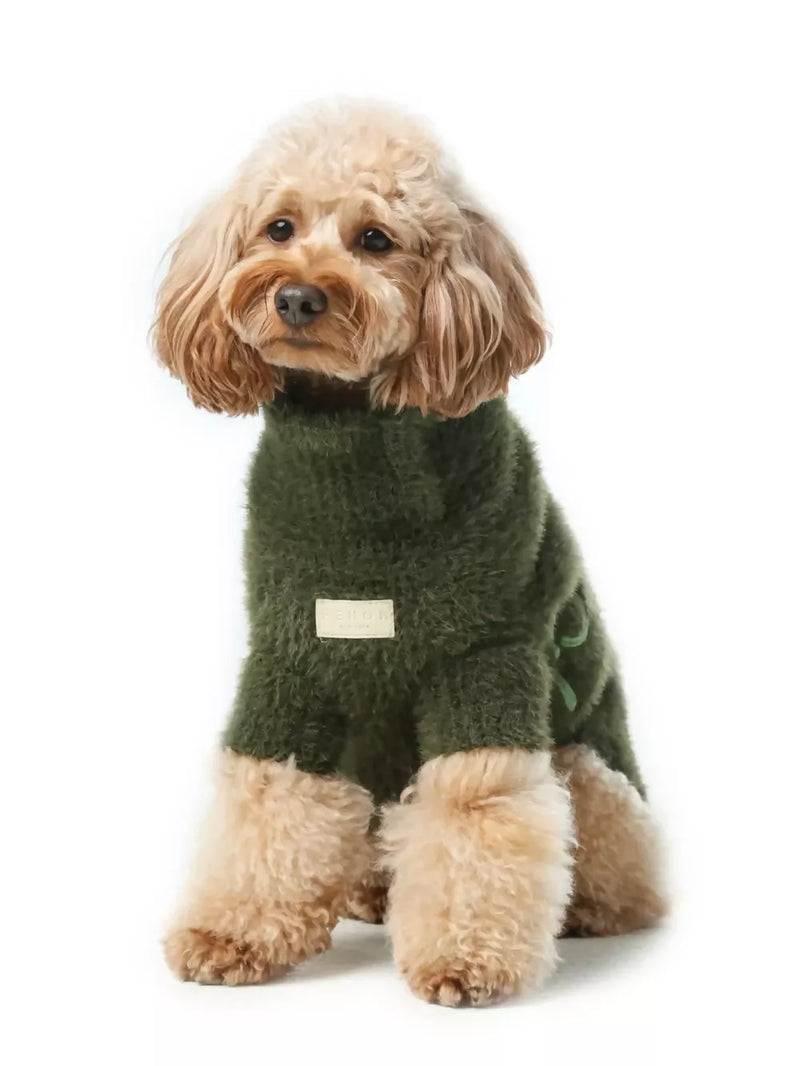 Eskimo Fuzzy Sweater Green Main