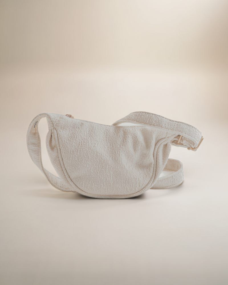 Marshmallow | Bouclé Walking Bag