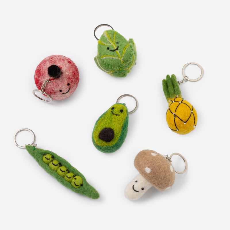 Felt Food Key rings