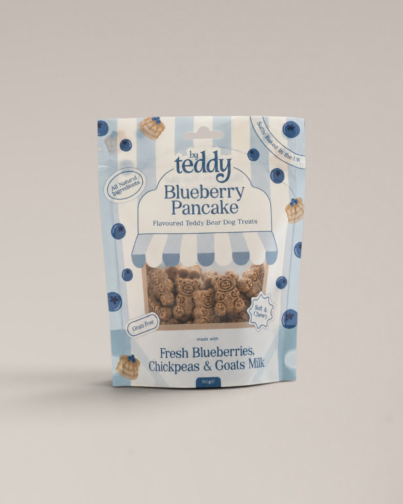 Blueberry Pancake Teddy Bear Soft Treats
