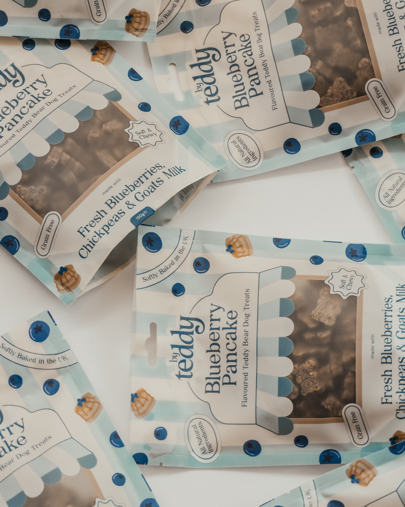 Blueberry Pancake Teddy Bear Soft Treats