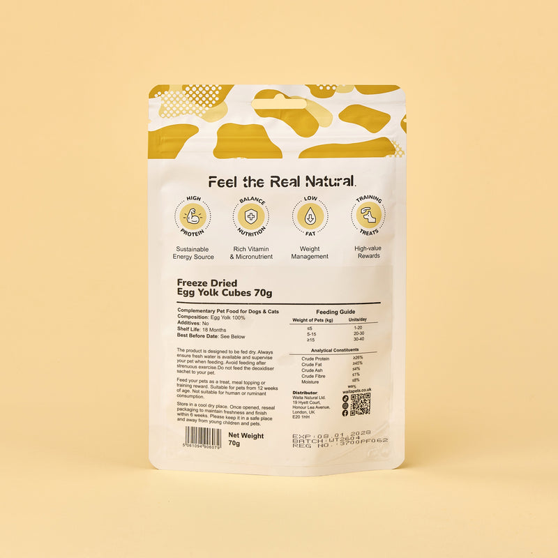 Waita Freeze Dried Egg Yolk Cubes 70g