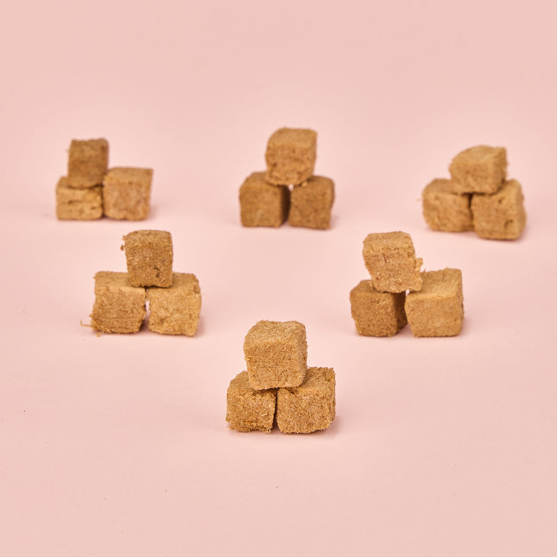 Waita Freeze Dried Mixed Red Meat Cubes (Rabbit, Beef Liver & Lamb) 50g