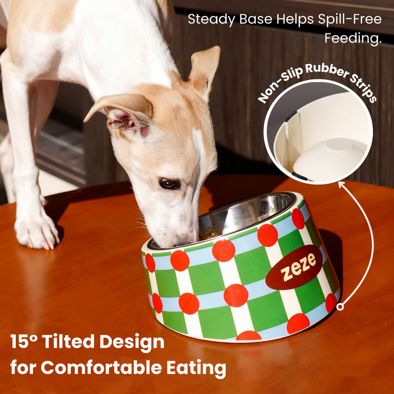 Detachable Pet Metal Bowl