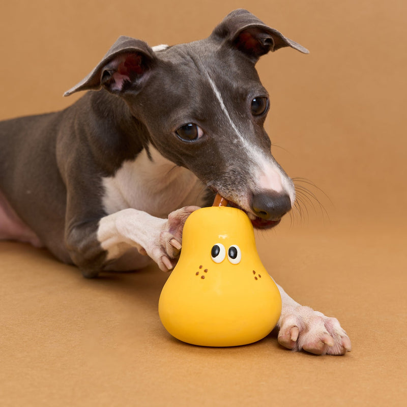 zeze Fruit & Veg Latex Squeaky Toy — Broccoli, Apple, Pear or Orange