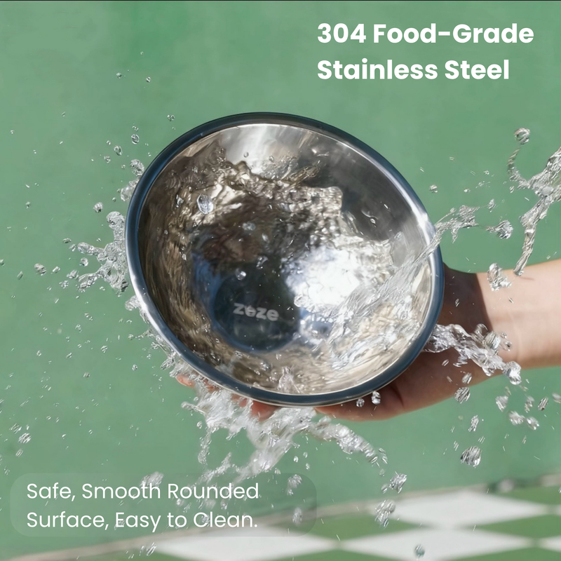 Detachable Pet Metal Bowl