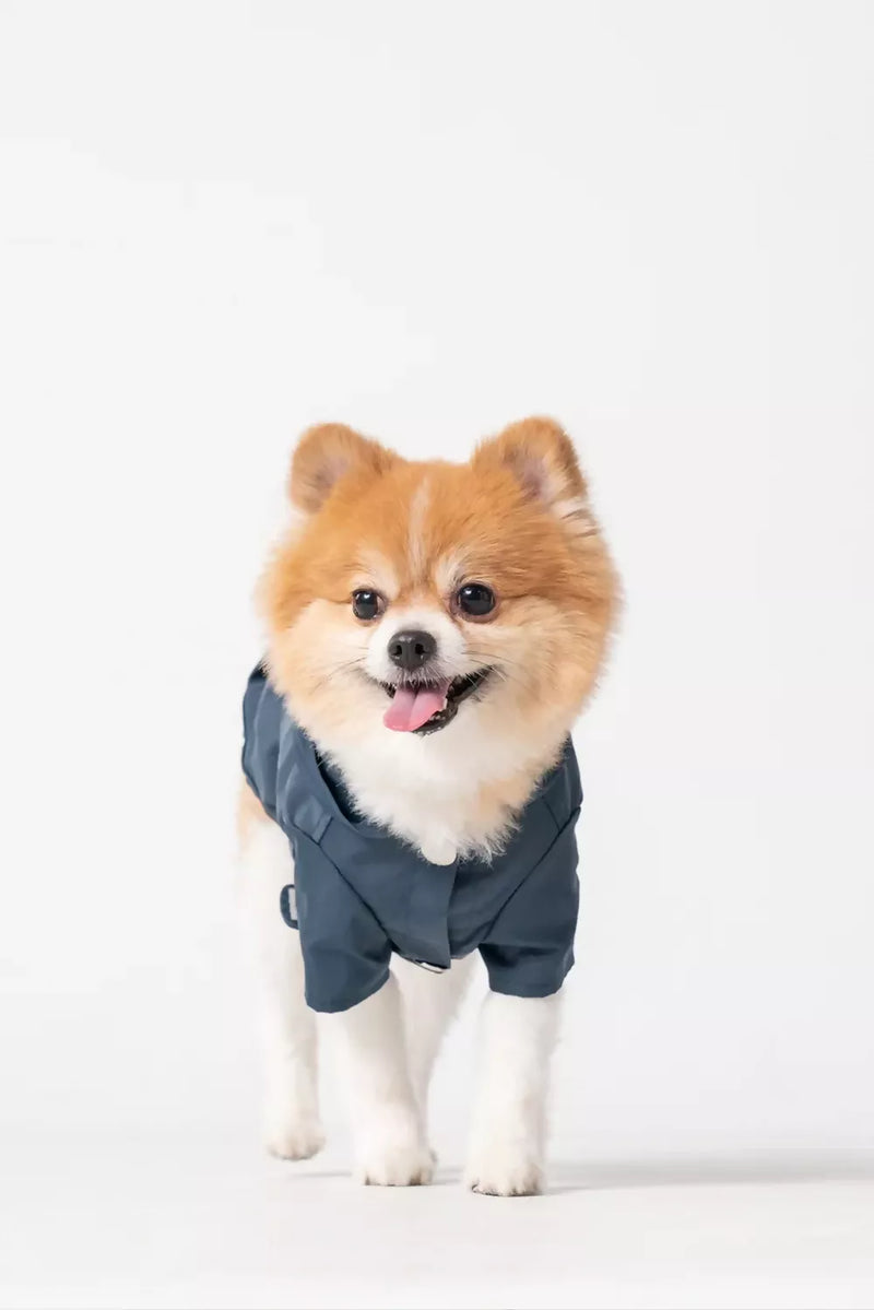 Bowery Raincoat Blue Walk