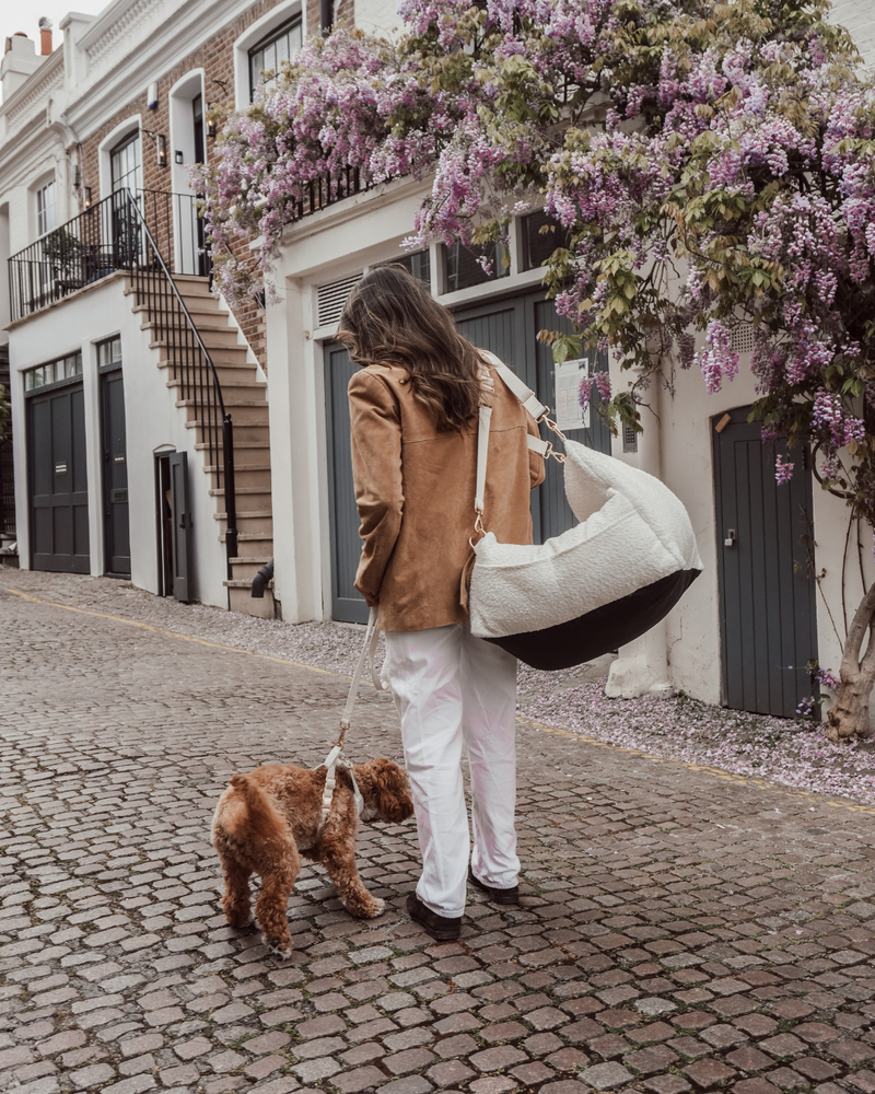 The Bouclé Car Seat
