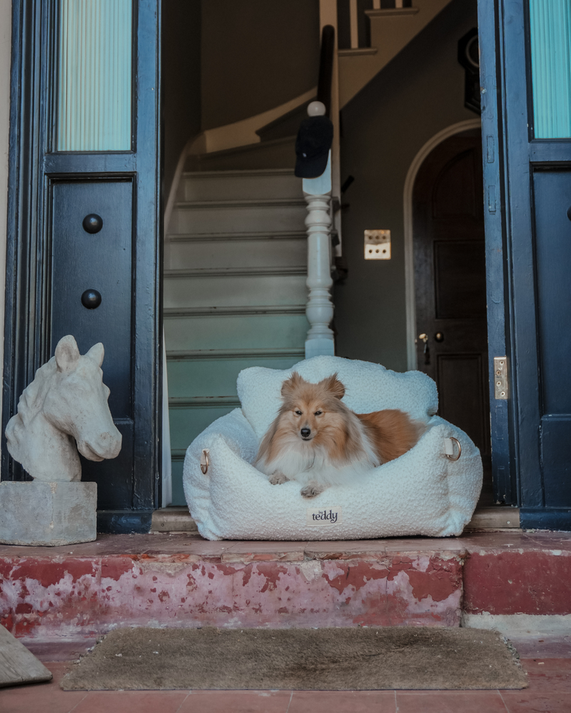 The Bouclé Car Seat