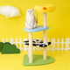 zeze Happy Farm Cat Tree — 105cm Climbing Frame with Chick Nest & Cow-Print Perch
