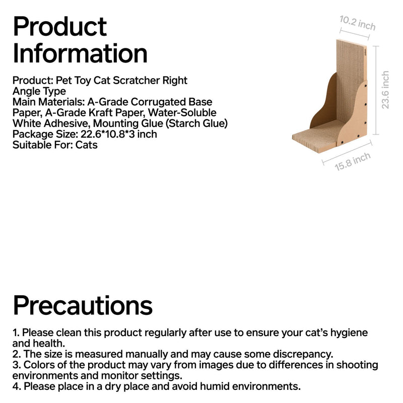 L-Shape Cat Scratcher
