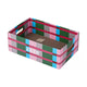 zeze Checkered Cardboard Cat Scratcher Box — Lounger, Scratch Pad & Catnip