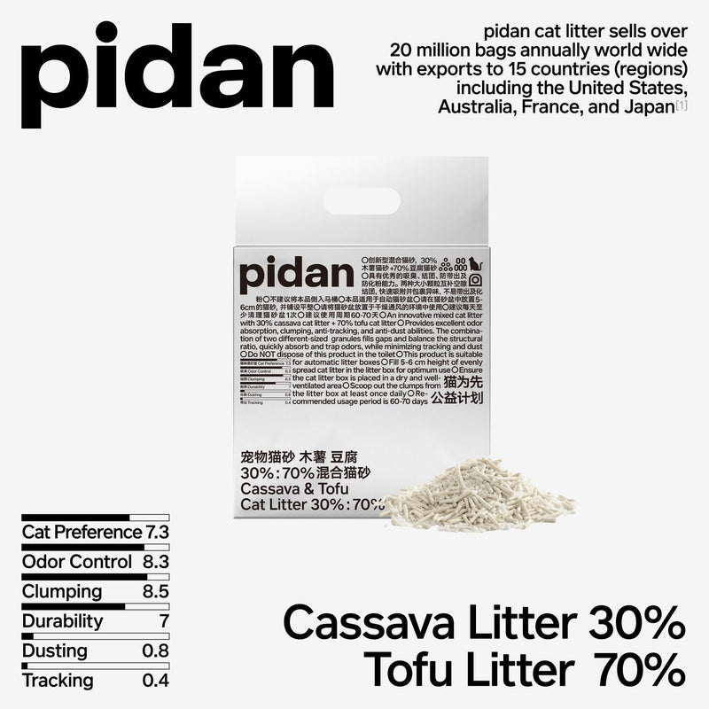 Cassava & Tofu Clumping Cat Litter