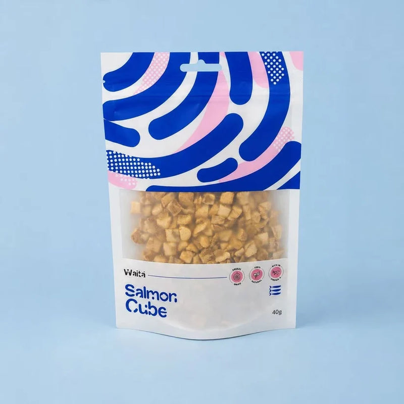 Waita Freeze Dried Salmon Cubes 40g/250g