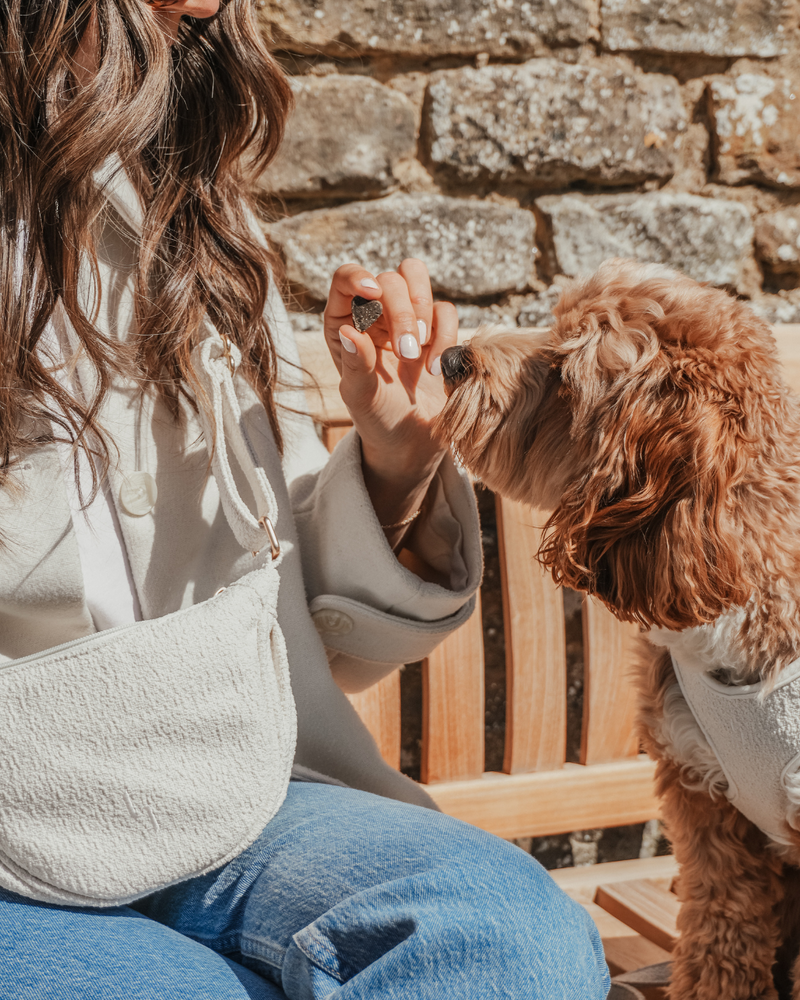 Marshmallow | Bouclé Walking Bag