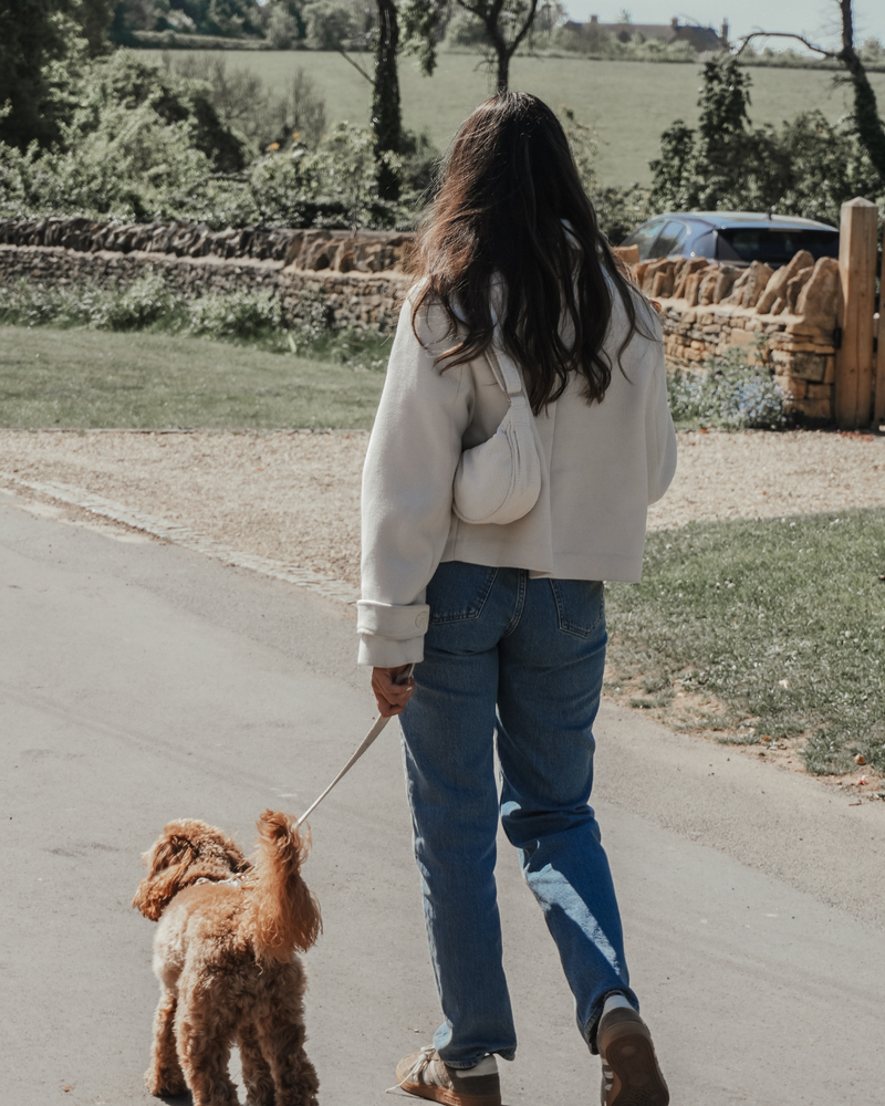 Marshmallow | Bouclé Walking Bag