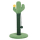 zeze Cactus Cat Scratching Post — Rope-Wound Column with Dangling Pom-Pom