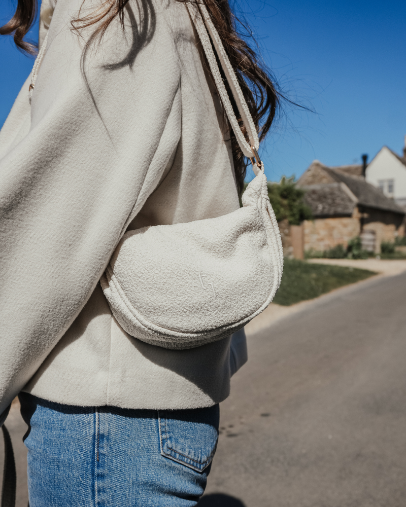 Marshmallow | Bouclé Walking Bag