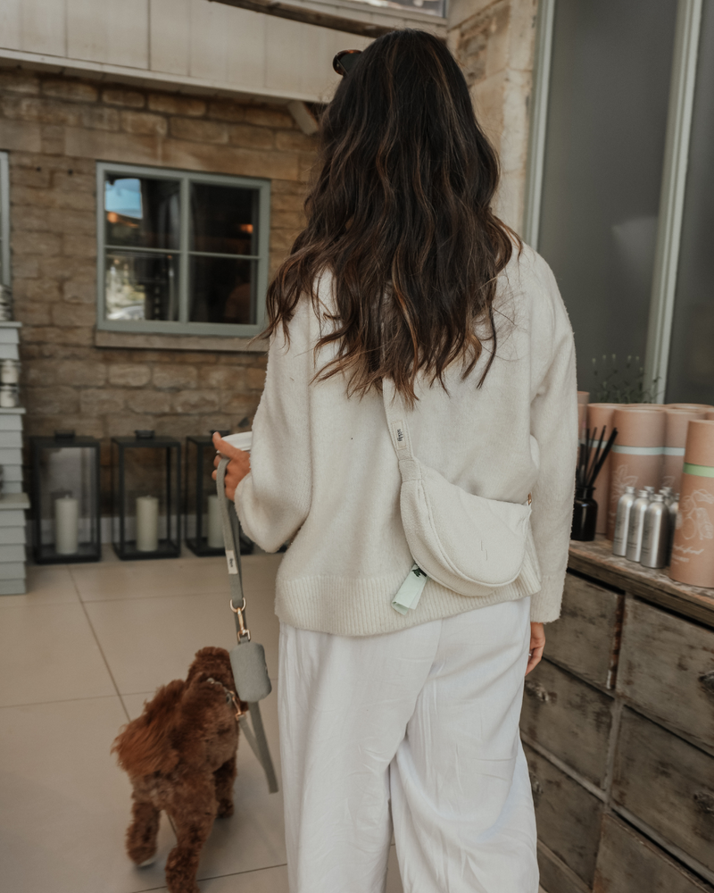 Marshmallow | Bouclé Walking Bag