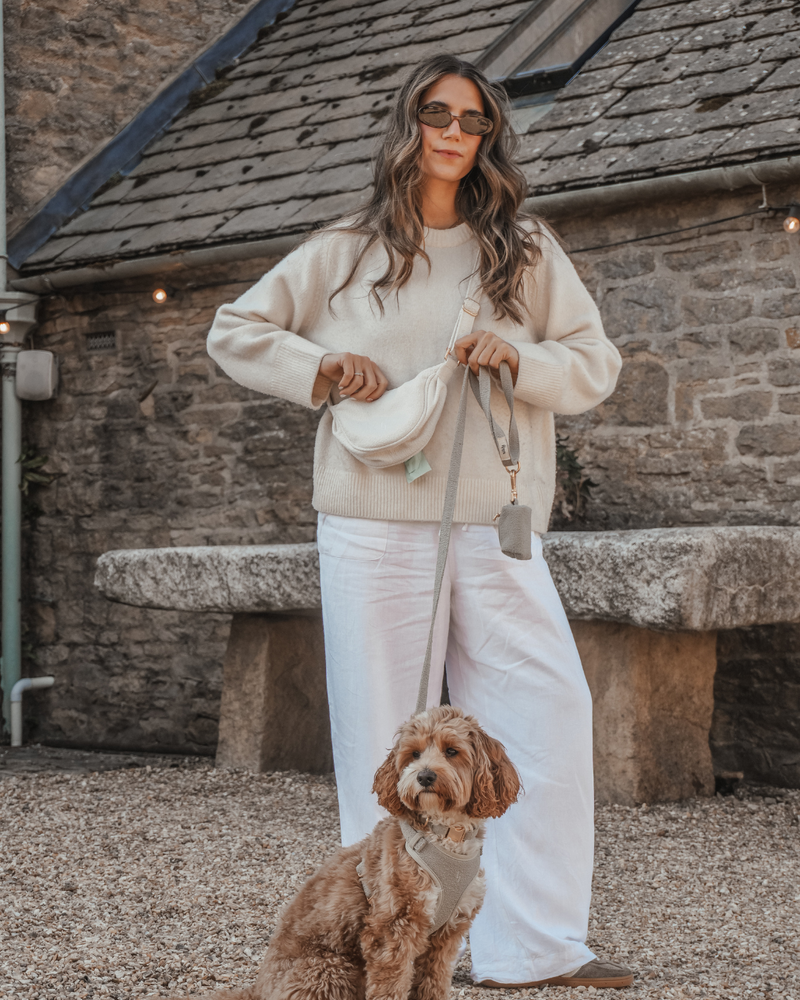 Marshmallow | Bouclé Walking Bag