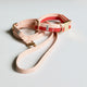 Collar & Lead set Power Warm red - Archive sale