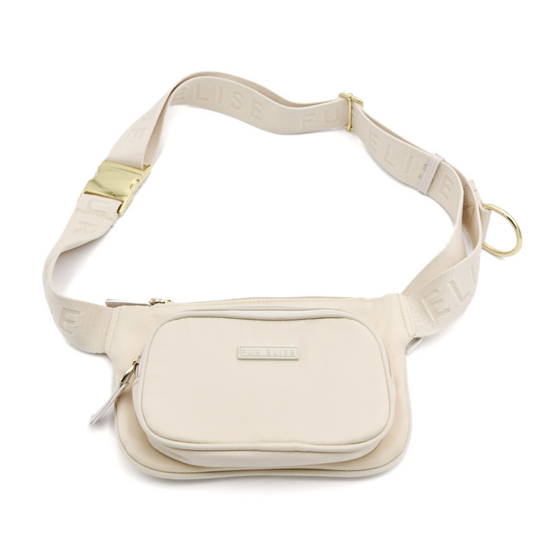 White Elise belt bag