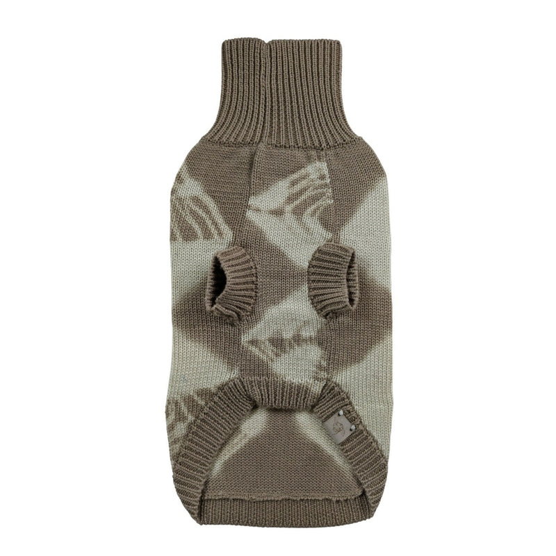Wooliie_PetClothing_Sweater_SandVibePlainKnitPlant-DyedMerinoWoolDogSweater_Back