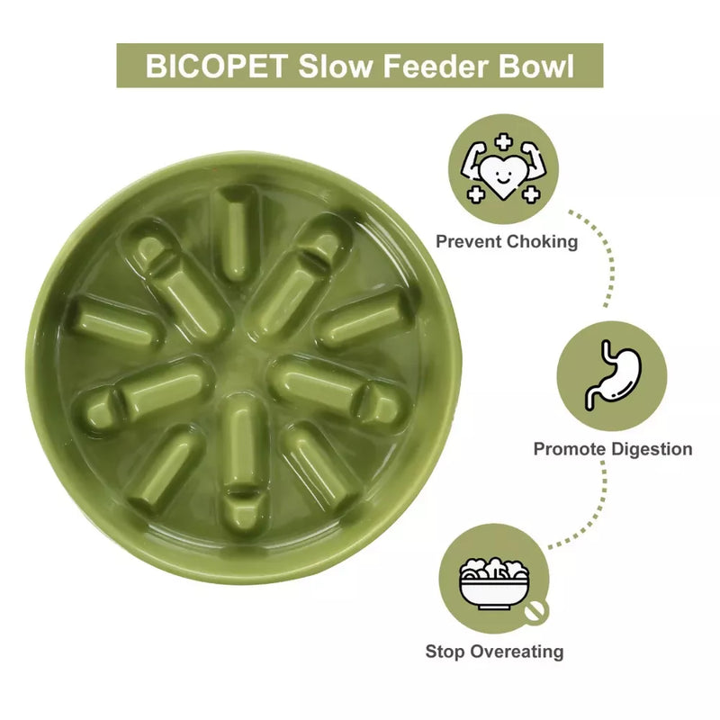 Slow Feeder Dog Bowls Wave Function