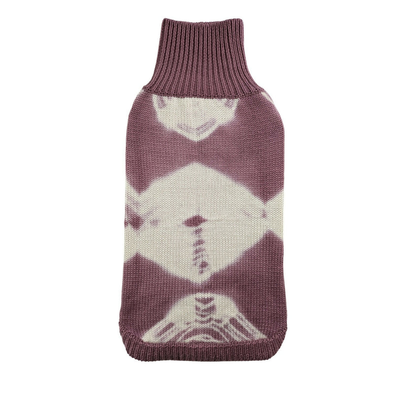 Wooliie_PetClothing_Sweater_RoseVibePlainKnitPlant-DyedMerinoWoolDogSweater_Front