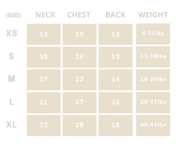 Bowery Raincoat Size Guide