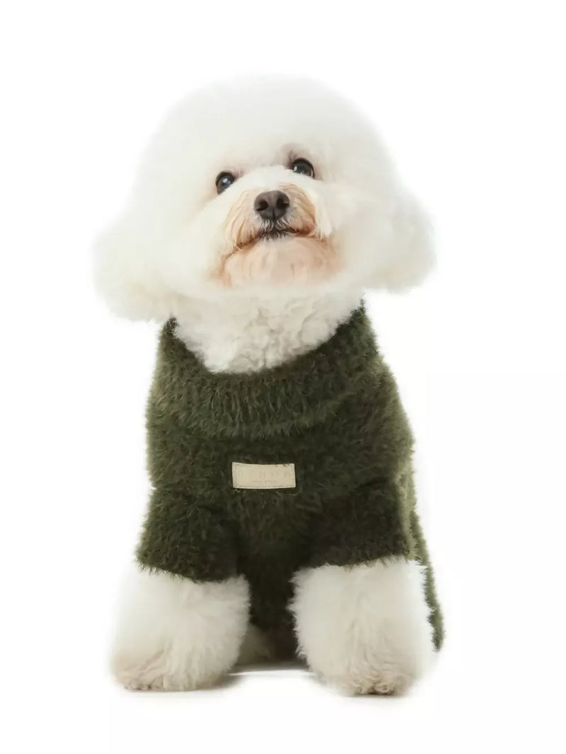 Eskimo Fuzzy Sweater Green 4