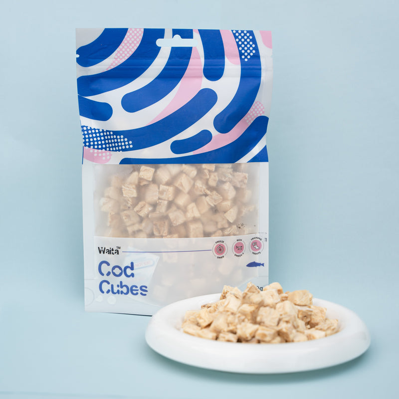 Waita Freeze Dried Cod Cubes 40g/350g
