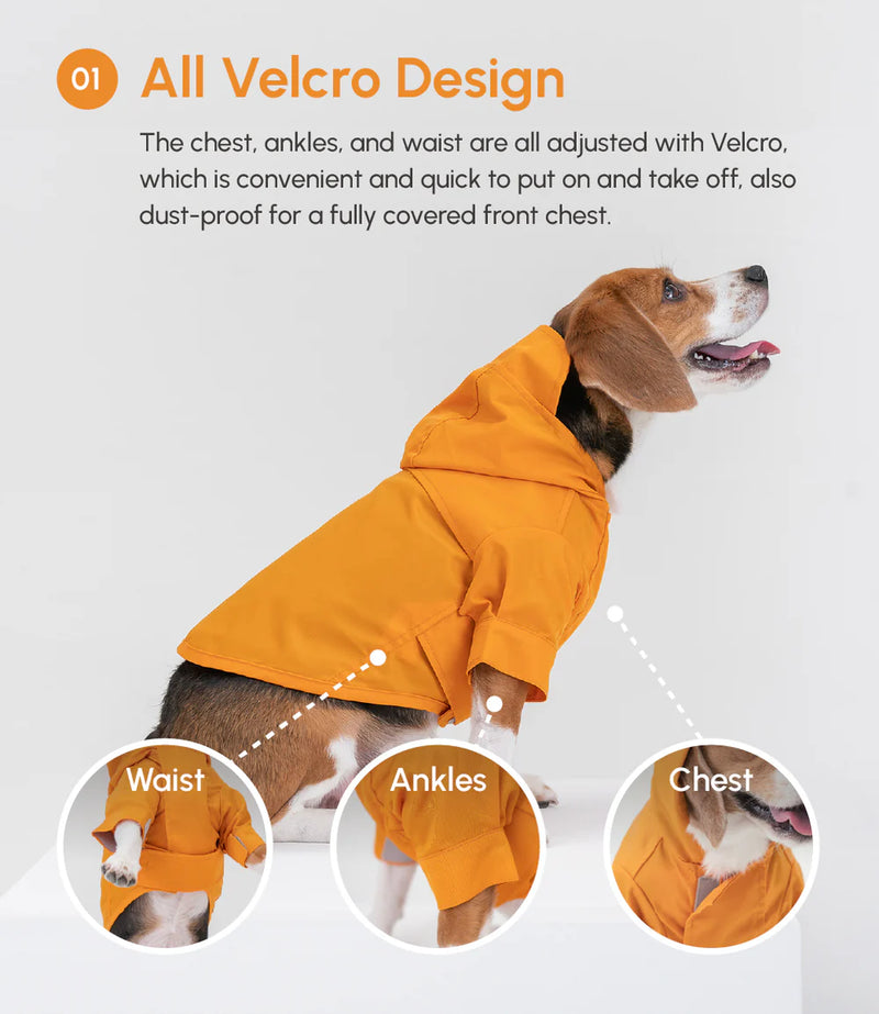 Tribeca Adjustable Velcro Raincoat - Pink