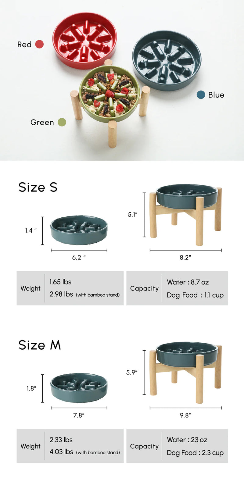 Slow Feeder Pet Bowls - Spark