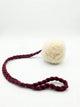 Wool Pom Tug Toy - White - MellowConceptStore