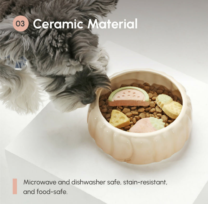 Puff Pet Bowl - Gradient Caramel