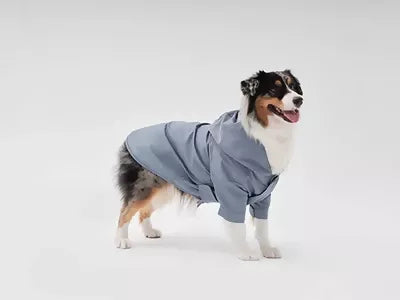 Tribeca Adjustable Velcro Raincoat Blue Side